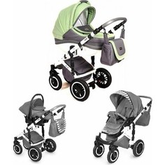 Коляска 3 в 1 Vikalex Ferrone grey green (Vi72256)
