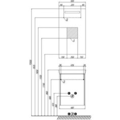 Зеркало Акватон Йорк 50 со светильником (1A173002YO010)