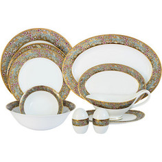 Обеденный сервиз 27 предметов на 6 персон Midori Розовый берег (MI2-K6071-Y6/27B-AL)