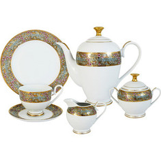 Чайный сервиз 23 предмета на 6 персон Midori Розовый берег (MI2-K6071-Y6/23-AL)