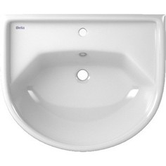 Раковина Della Glance с 1 отверстием Джаз Черный 55,5х46,5х20 (DE81115500110)