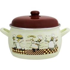 Кастрюля эмалированная 7.5 л Metrot Эксклюзив Повара (120071)