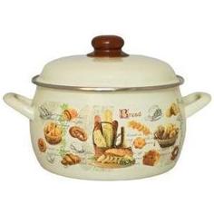 Кастрюля эмалированная 2.2 л Metrot Эксклюзив Хлеб (131711)