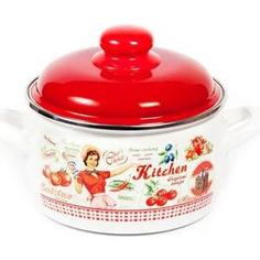 Кастрюля эмалированная 4.0 л Metrot Эксклюзив Винтаж (152594)