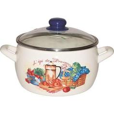 Кастрюля эмалированная 2.2 л Metrot Эксклюзив Прованс (159363)