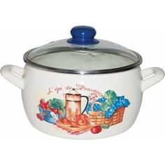 Кастрюля эмалированная 4.0 л Metrot Эксклюзив Прованс (159379)