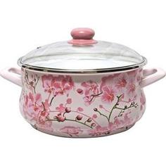 Кастрюля эмалированная 3.5 л Metrot Эмина Сакура (098076)