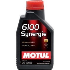 Моторное масло MOTUL 6100 Synergie 15W-50 1 л