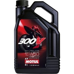 Моторное масло MOTUL 300V Factory Line Road Racing 15W-50 4 л
