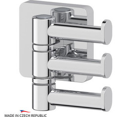 Крючок поворотный тройной Ellux Avantgarde хром (AVA 003)