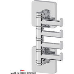 Крючок поворотный четверной Ellux Avantgarde хром (AVA 004)