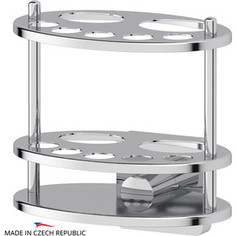 Держатель зубных щеток и пасты Ellux Avantgarde хром (AVA 005)