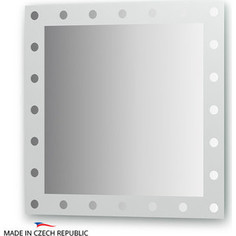 Зеркало FBS Artistica 70х70 см, с орнаментом - жемчуг, вертикальное или горизонтальное (CZ 0713)