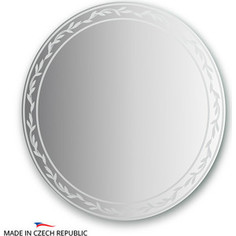 Зеркало FBS Artistica D80 см, с орнаментом - ива, вертикальное или горизонтальное (CZ 0725)