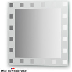 Зеркало FBS Artistica 60х60 см, с орнаментом - квадро, вертикальное или горизонтальное (CZ 0737)