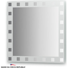 Зеркало FBS Artistica 70х70 см, с орнаментом - квадро, вертикальное или горизонтальное (CZ 0738)
