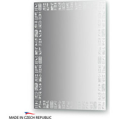 Зеркало FBS Artistica 50х70 см, с орнаментом - луксор, вертикальное или горизонтальное (CZ 0752)