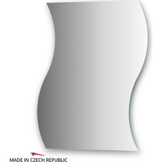 Зеркало FBS Practica 60x75 см, с частичным фацетом 10 мм, вертикальное или горизонтальное (CZ 0425)