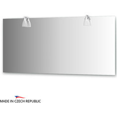 Зеркало Ellux Romance 160х75 см, с 2-мя светильниками 80 W (ROM-A2 0219)