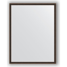Зеркало в багетной раме Evoform Definite 68x88 см, витой махагон 28 мм (BY 0676)