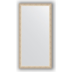Зеркало в багетной раме Evoform Definite 51x101 см, мельхиор 41 мм (BY 1050)