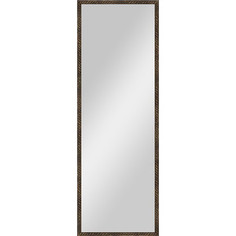 Зеркало в багетной раме Evoform Definite 48x138 см, витая бронза 26 мм (BY 1062)
