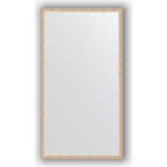 Зеркало в багетной раме Evoform Definite 71x131 см, мельхиор 41 мм (BY 1095)