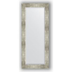 Зеркало с фацетом в багетной раме Evoform Exclusive 61x146 см, алюминий 90 мм (BY 1170)