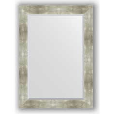Зеркало с фацетом в багетной раме Evoform Exclusive 76x106 см, алюминий 90 мм (BY 1200)