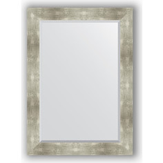 Зеркало с фацетом в багетной раме Evoform Exclusive 76x106 см, алюминий 90 мм (BY 1200)