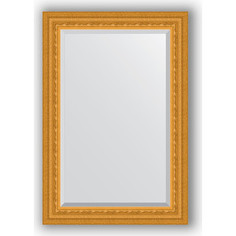 Зеркало с фацетом в багетной раме Evoform Exclusive 65x95 см, сусальное золото 80 мм (BY 1274)