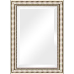 Зеркало с фацетом в багетной раме Evoform Exclusive 77x107 см, серебряный акведук 93 мм (BY 1298)
