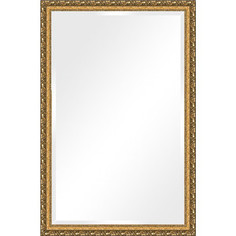 Зеркало с фацетом в багетной раме Evoform Exclusive 115x175 см, виньетка бронзовая 85 мм (BY 1320)