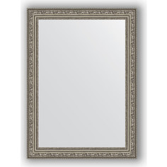 Зеркало в багетной раме Evoform Definite 54x74 см, виньетка состаренное серебро 56 мм (BY 3040)