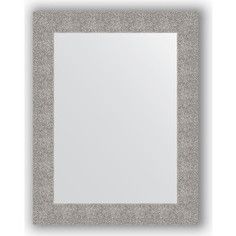 Зеркало в багетной раме Evoform Definite 70x90 см, чеканка серебряная 90 мм (BY 3183)