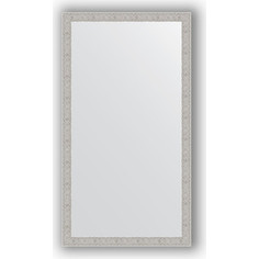 Зеркало в багетной раме Evoform Definite 61x111 см, волна алюминий 46 мм (BY 3198)