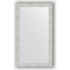 Зеркало в багетной раме Evoform Definite 66x116 см, серебреный дождь 70 мм (BY 3208)