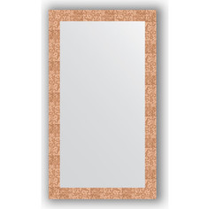 Зеркало в багетной раме Evoform Definite 66x116 см, соты медь 70 мм (BY 3210)
