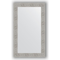 Зеркало в багетной раме Evoform Definite 70x120 см, волна хром 90 мм (BY 3217)