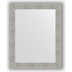 Зеркало в багетной раме Evoform Definite 80x100 см, волна хром 90 мм (BY 3281)