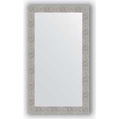 Зеркало в багетной раме Evoform Definite 80x140 см, волна хром 90 мм (BY 3313)