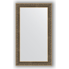 Зеркало в багетной раме Evoform Definite 83x143 см, вензель серебряный 101 мм (BY 3320)