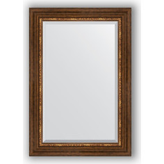 Зеркало с фацетом в багетной раме Evoform Exclusive 66x96 см, римская бронза 88 мм (BY 3439)