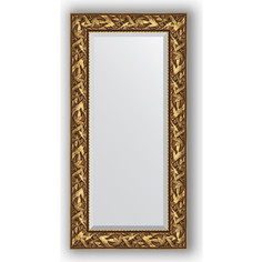 Зеркало с фацетом в багетной раме Evoform Exclusive 59x119 см, византия золото 99 мм (BY 3493)