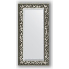 Зеркало с фацетом в багетной раме Evoform Exclusive 59x119 см, византия серебро 99 мм (BY 3494)