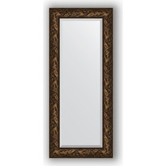 Зеркало с фацетом в багетной раме Evoform Exclusive 59x139 см, византия бронза 99 мм (BY 3521)