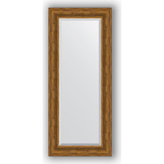 Зеркало с фацетом в багетной раме Evoform Exclusive 59x139 см, травленая бронза 99 мм (BY 3524)