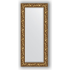 Зеркало с фацетом в багетной раме Evoform Exclusive 64x149 см, византия золото 99 мм (BY 3545)