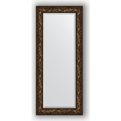 Зеркало с фацетом в багетной раме Evoform Exclusive 64x149 см, византия бронза 99 мм (BY 3547)