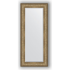 Зеркало с фацетом в багетной раме Evoform Exclusive 65x150 см, виньетка античная бронза 109 мм (BY 3555)